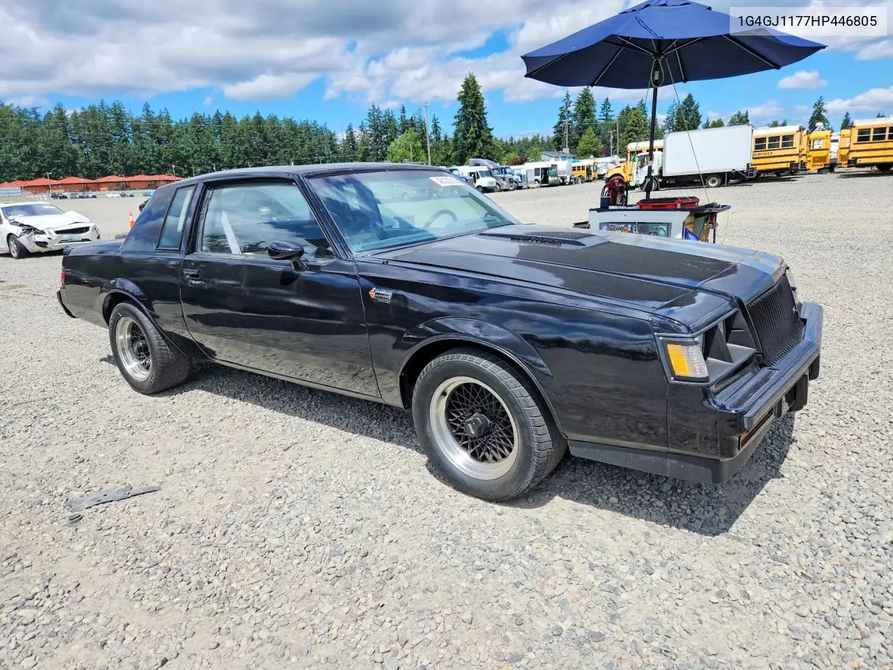 1987 Buick Regal VIN: 1G4GJ1177HP446805 Lot: 48133216
