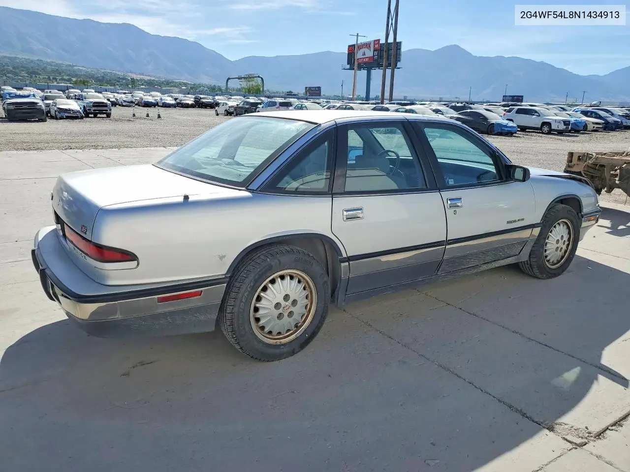 1992 Buick Regal Gran Sport VIN: 2G4WF54L8N1434913 Lot: 57883036