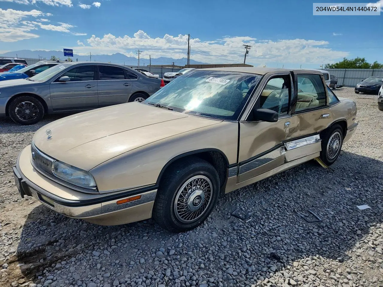 1992 Buick Regal Limited VIN: 2G4WD54L4N1440472 Lot: 85772465