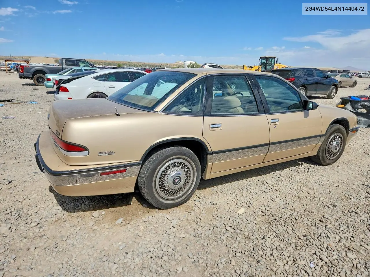 1992 Buick Regal Limited VIN: 2G4WD54L4N1440472 Lot: 85772465
