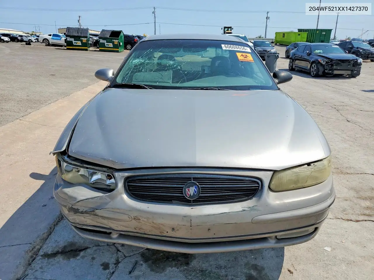 1999 Buick Regal Gs VIN: 2G4WF521XX1427370 Lot: 60608656