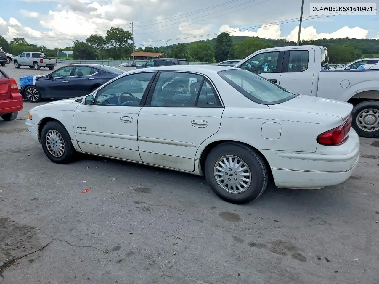 1999 Buick Regal Ls VIN: 2G4WB52K5X1610471 Lot: 61095926