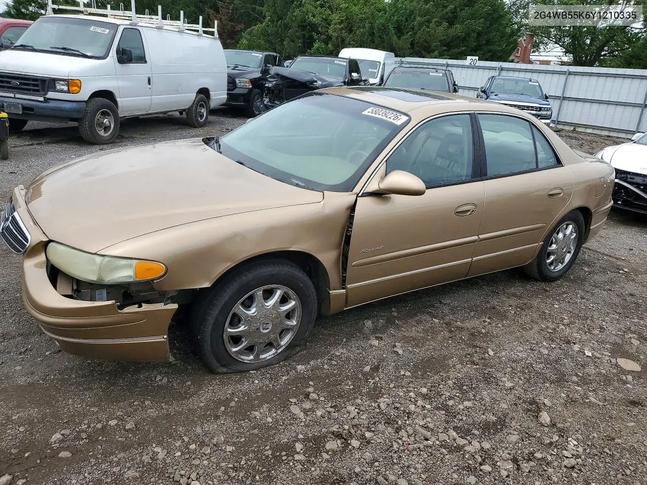 2000 Buick Regal Ls VIN: 2G4WB55K6Y1210335 Lot: 58039226