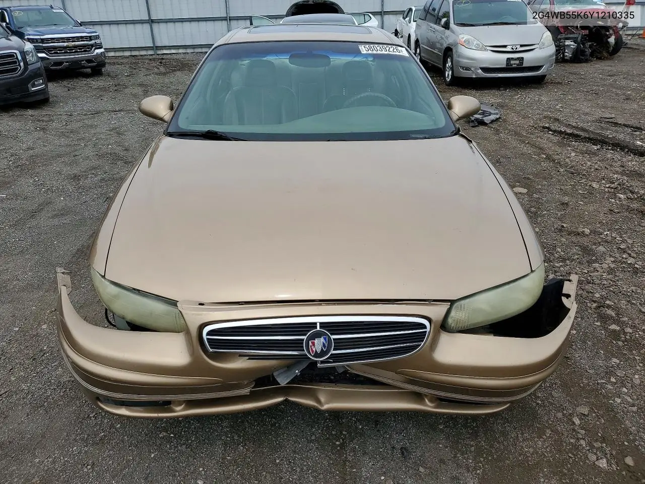 2000 Buick Regal Ls VIN: 2G4WB55K6Y1210335 Lot: 58039226