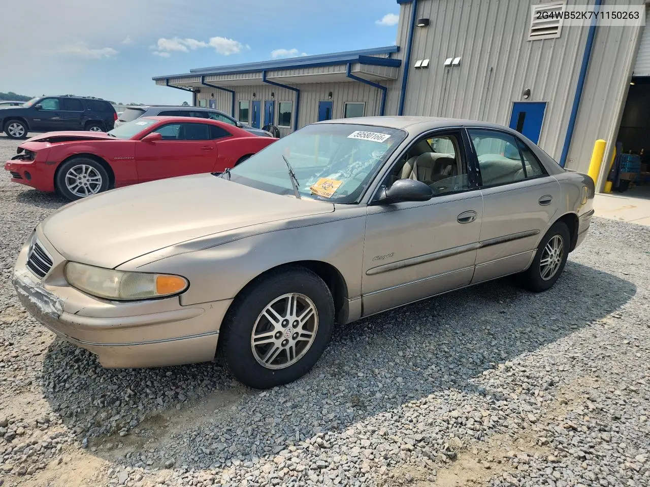 2000 Buick Regal Ls VIN: 2G4WB52K7Y1150263 Lot: 59580166
