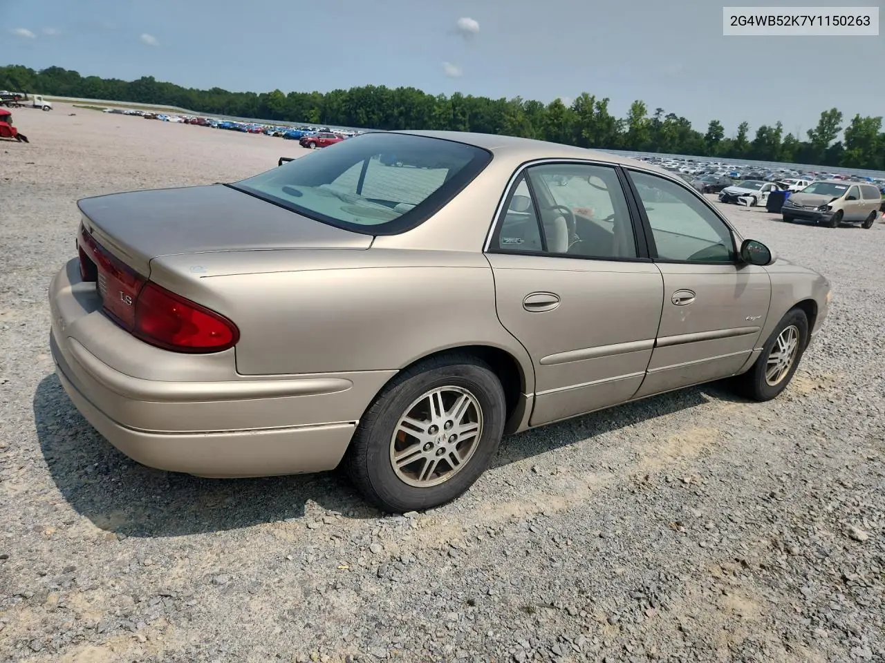 2000 Buick Regal Ls VIN: 2G4WB52K7Y1150263 Lot: 59580166
