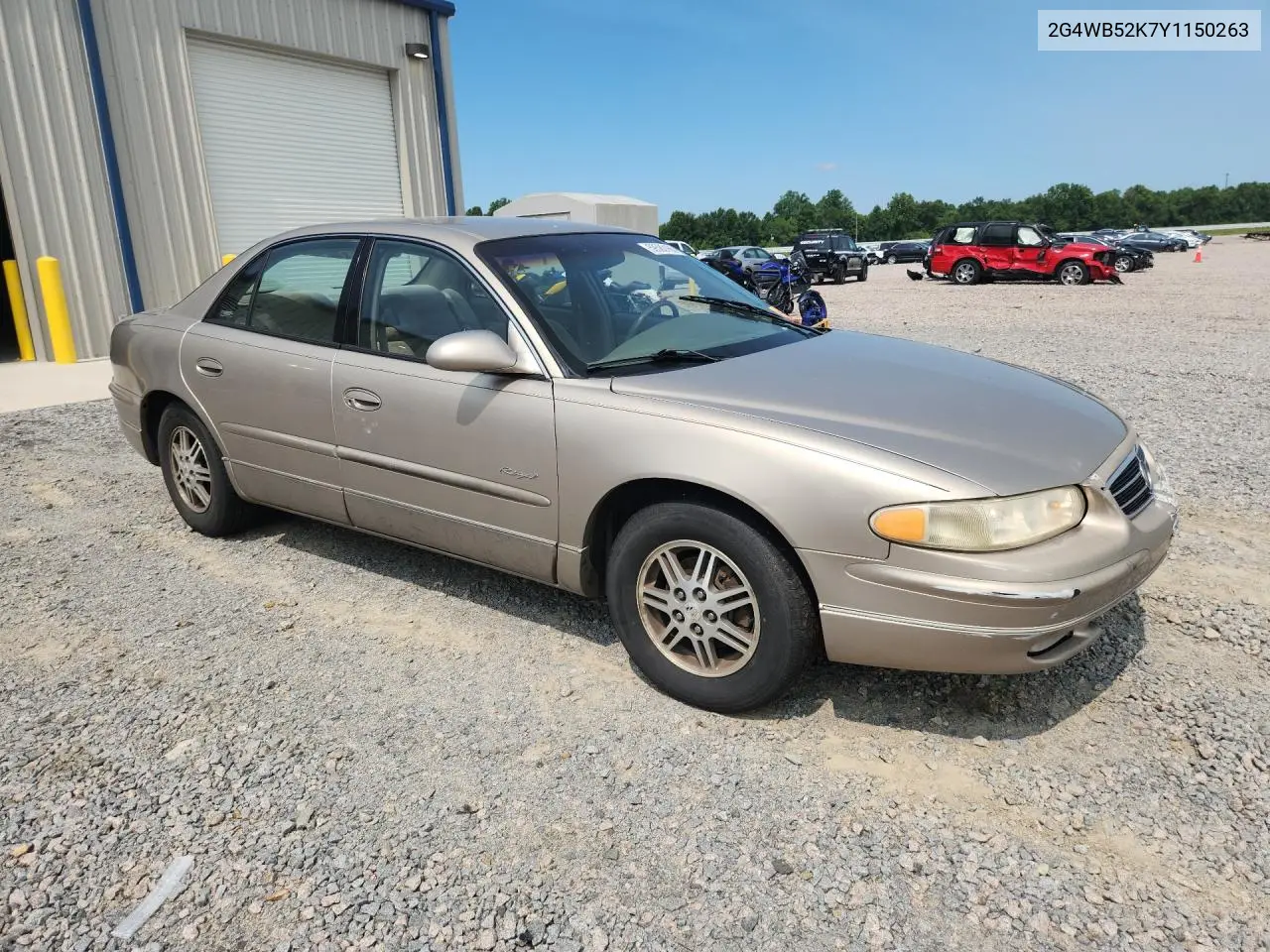 2000 Buick Regal Ls VIN: 2G4WB52K7Y1150263 Lot: 59580166