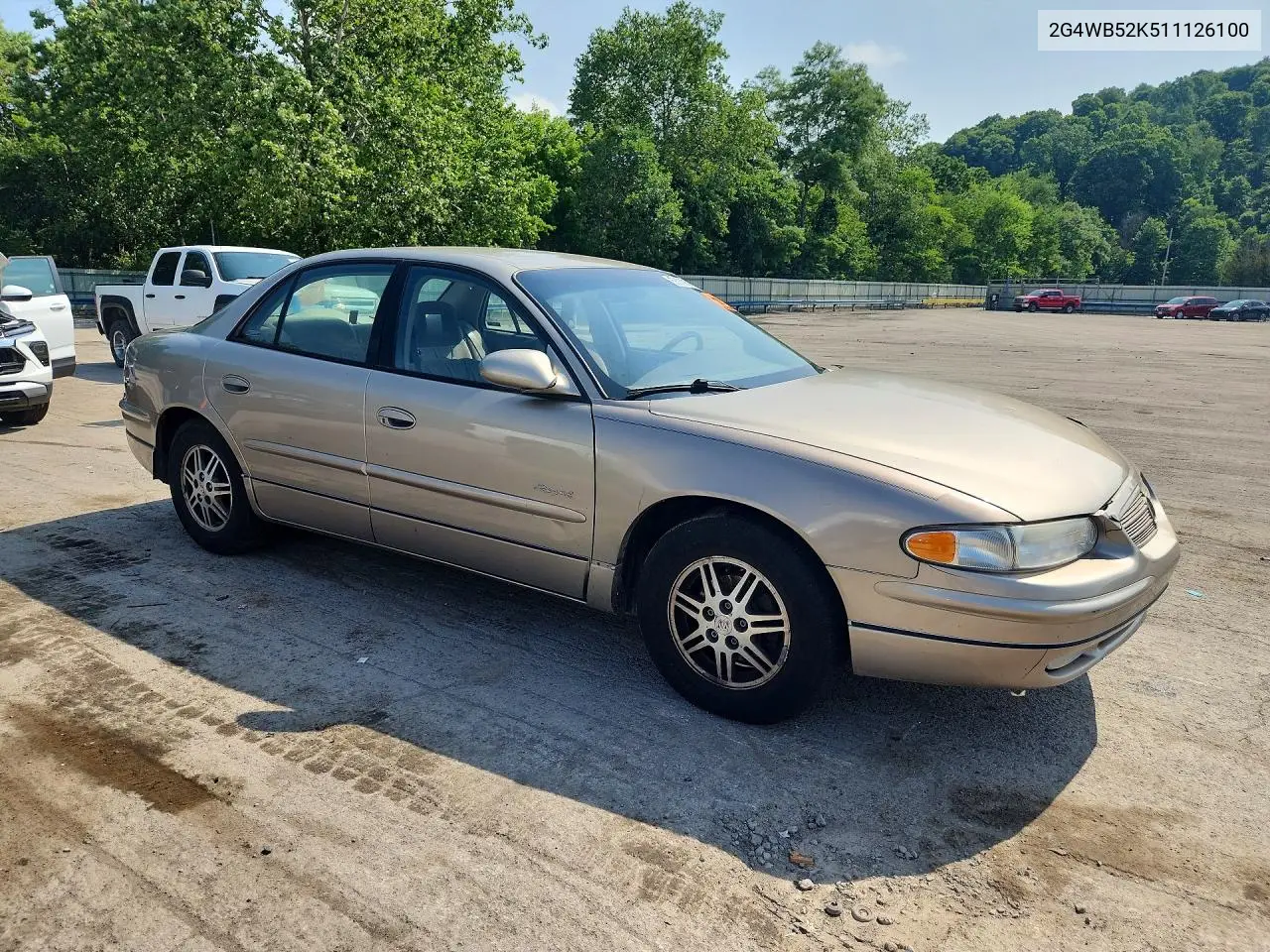 2001 Buick Regal Ls VIN: 2G4WB52K511126100 Lot: 56009516