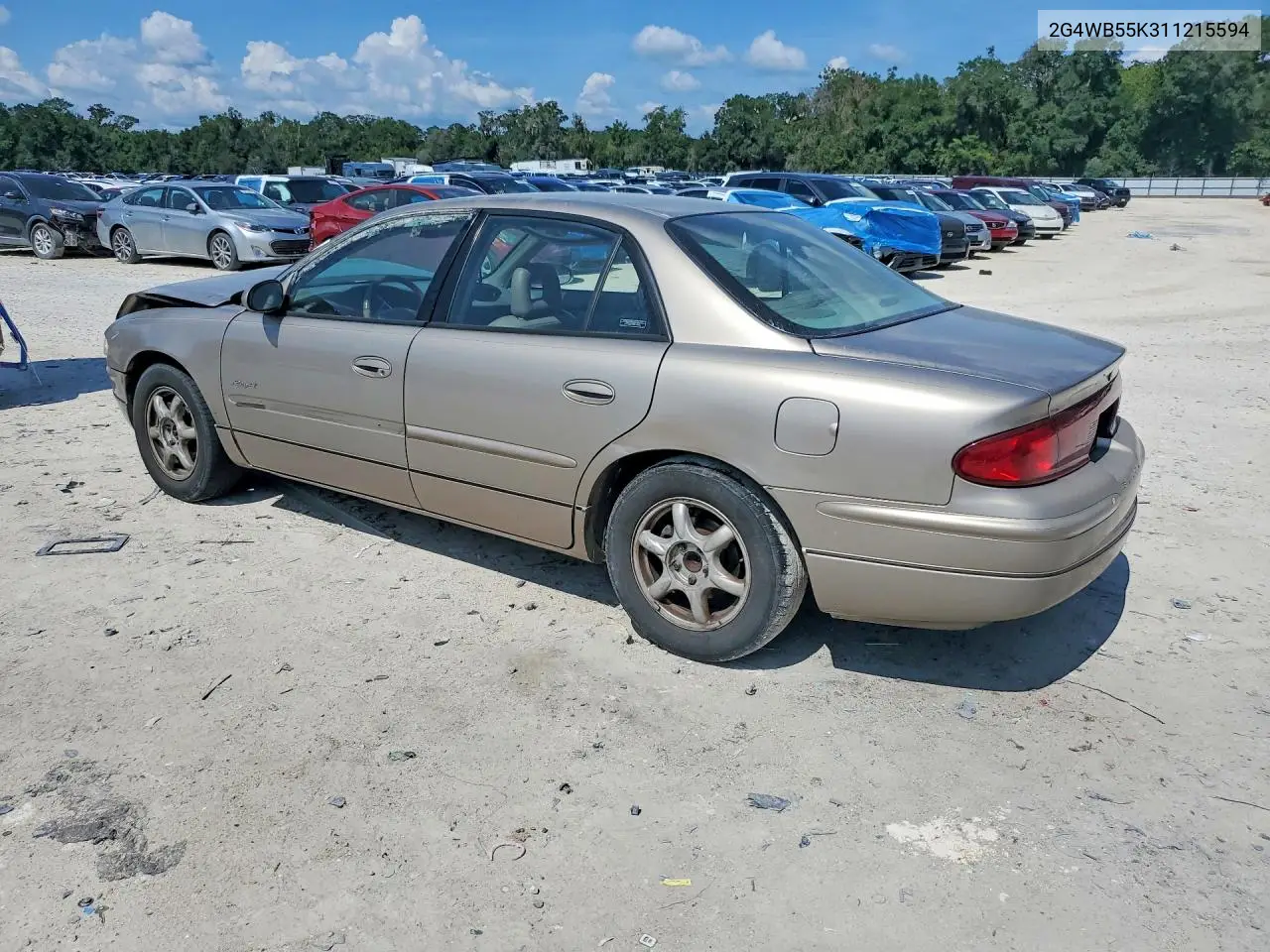 2001 Buick Regal Ls VIN: 2G4WB55K311215594 Lot: 61436956