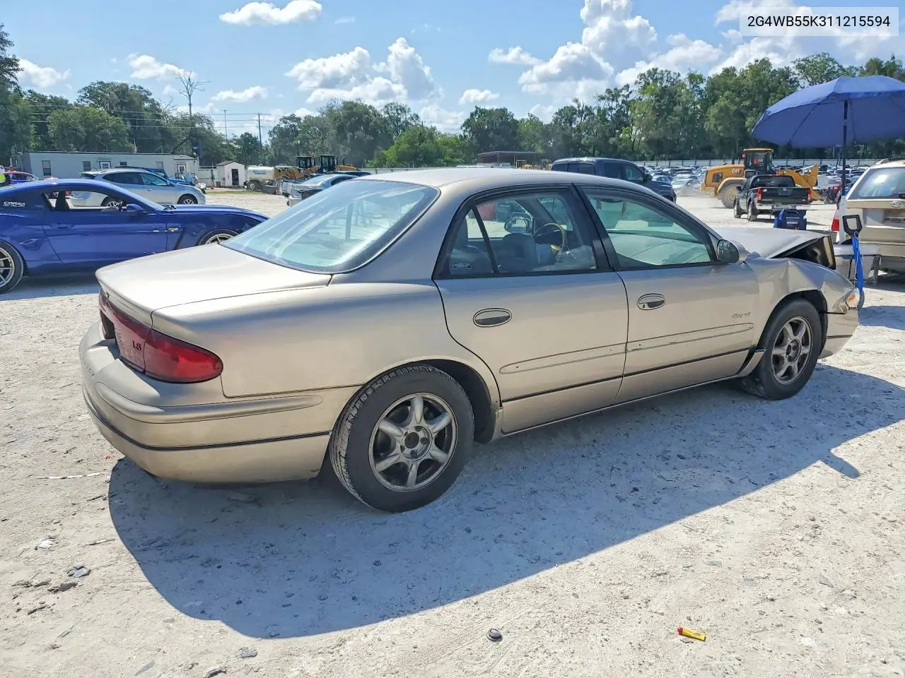 2001 Buick Regal Ls VIN: 2G4WB55K311215594 Lot: 61436956