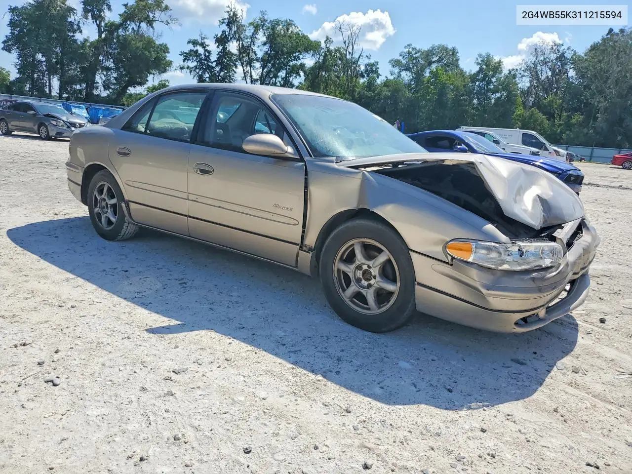 2001 Buick Regal Ls VIN: 2G4WB55K311215594 Lot: 61436956
