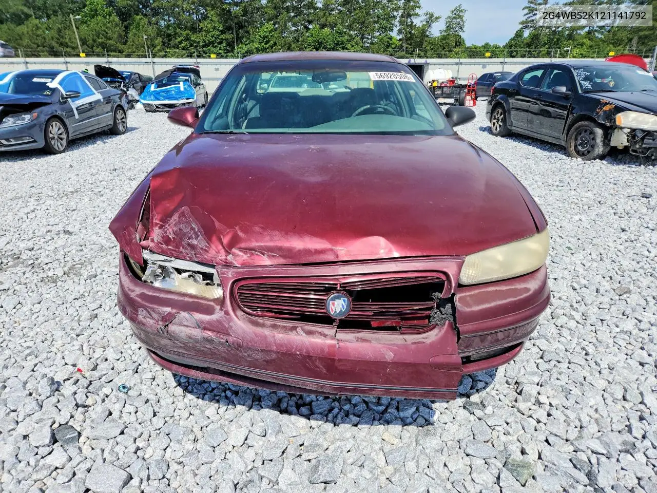 2002 Buick Regal Ls VIN: 2G4WB52K121141792 Lot: 56928506