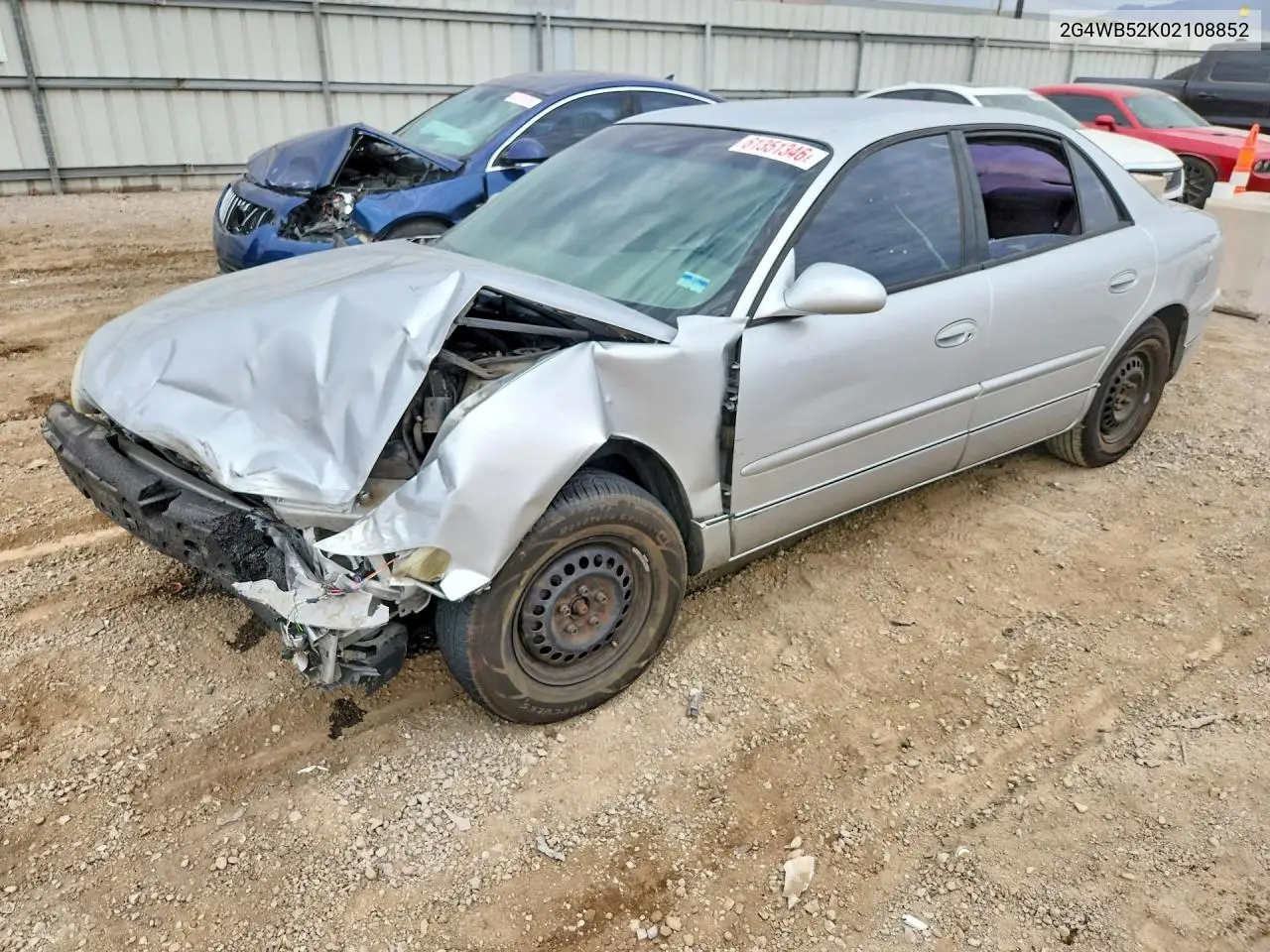 2002 Buick Regal Ls VIN: 2G4WB52K02108852 Lot: 61351346