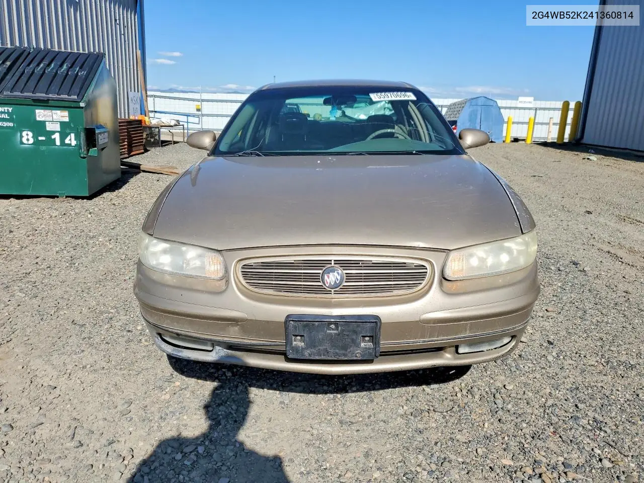 2004 Buick Regal Ls VIN: 2G4WB52K241360814 Lot: 55970696