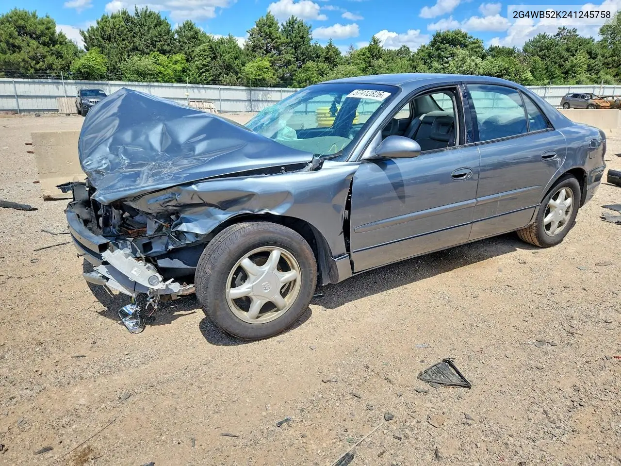 2004 Buick Regal Ls VIN: 2G4WB52K241245758 Lot: 57412826