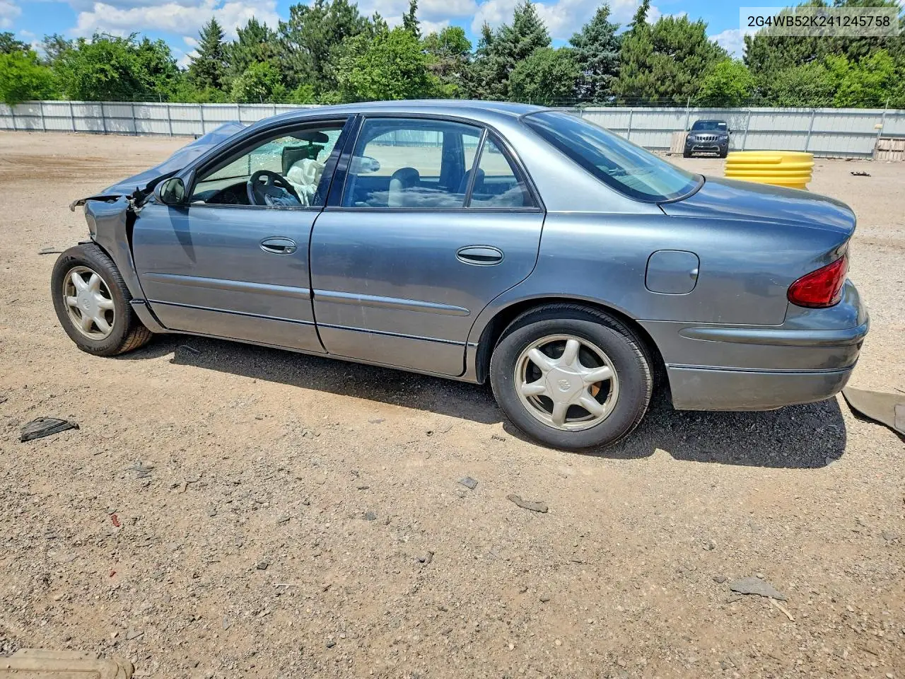 2004 Buick Regal Ls VIN: 2G4WB52K241245758 Lot: 57412826