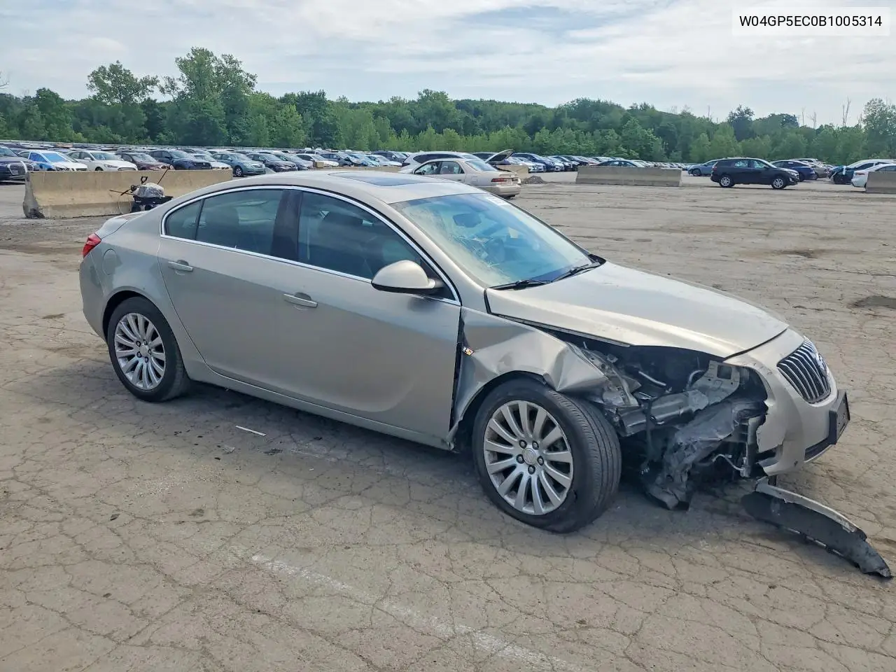 2011 Buick Regal Cxl VIN: W04GP5EC0B1005314 Lot: 56975946