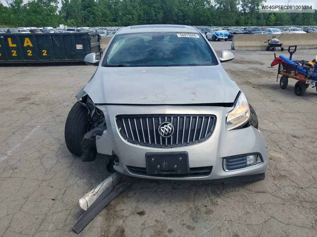 2011 Buick Regal Cxl VIN: W04GP5EC0B1005314 Lot: 56975946