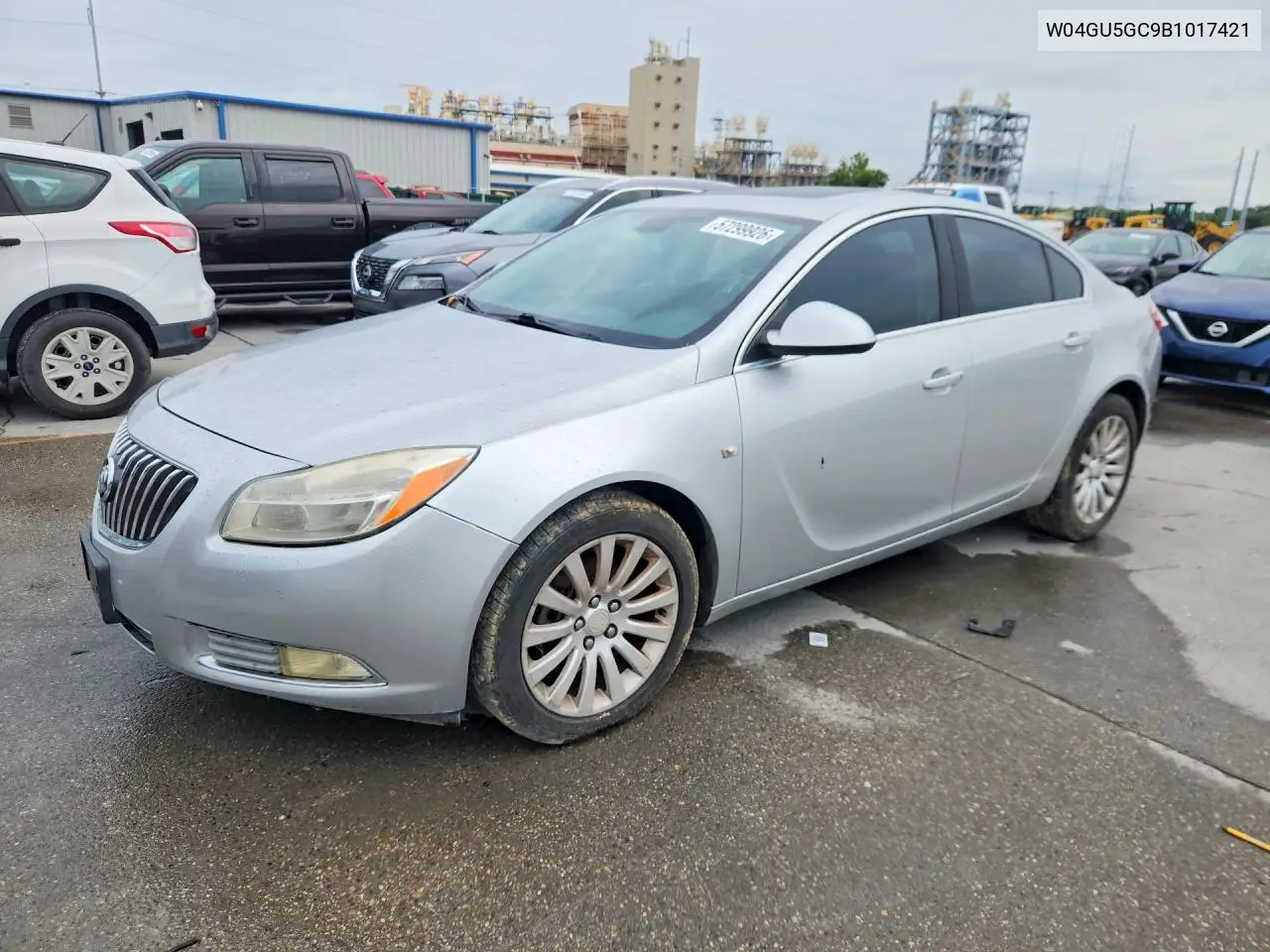 2011 Buick Regal Cxl VIN: W04GU5GC9B1017421 Lot: 57299926