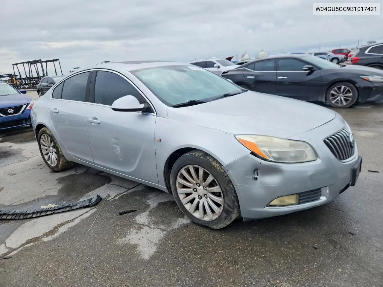 2011 Buick Regal Cxl VIN: W04GU5GC9B1017421 Lot: 57299926