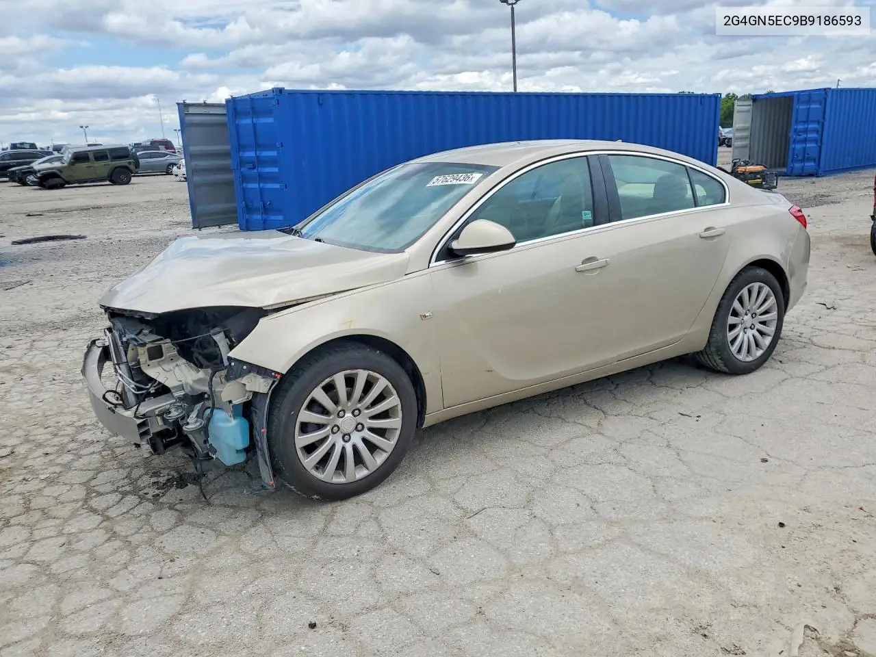 2011 Buick Regal Cxl VIN: 2G4GN5EC9B9186593 Lot: 57629436