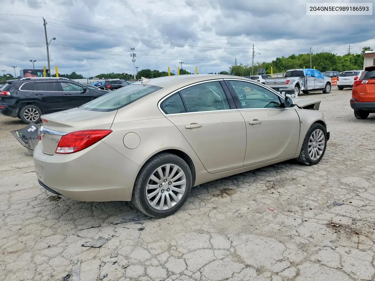 2011 Buick Regal Cxl VIN: 2G4GN5EC9B9186593 Lot: 57629436