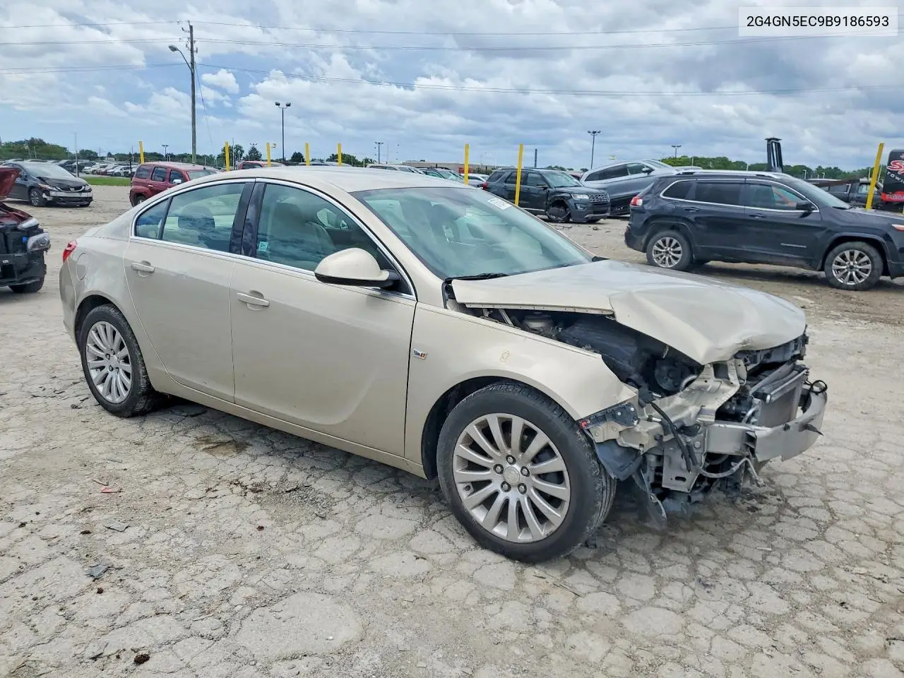 2011 Buick Regal Cxl VIN: 2G4GN5EC9B9186593 Lot: 57629436