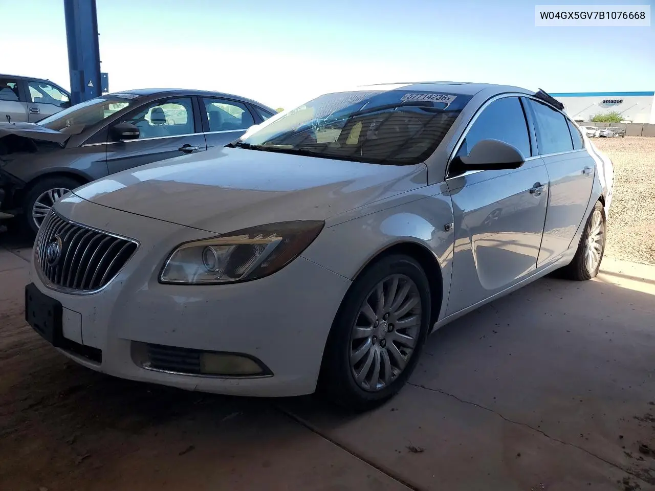 2011 Buick Regal Cxl VIN: W04GX5GV7B1076668 Lot: 57714236
