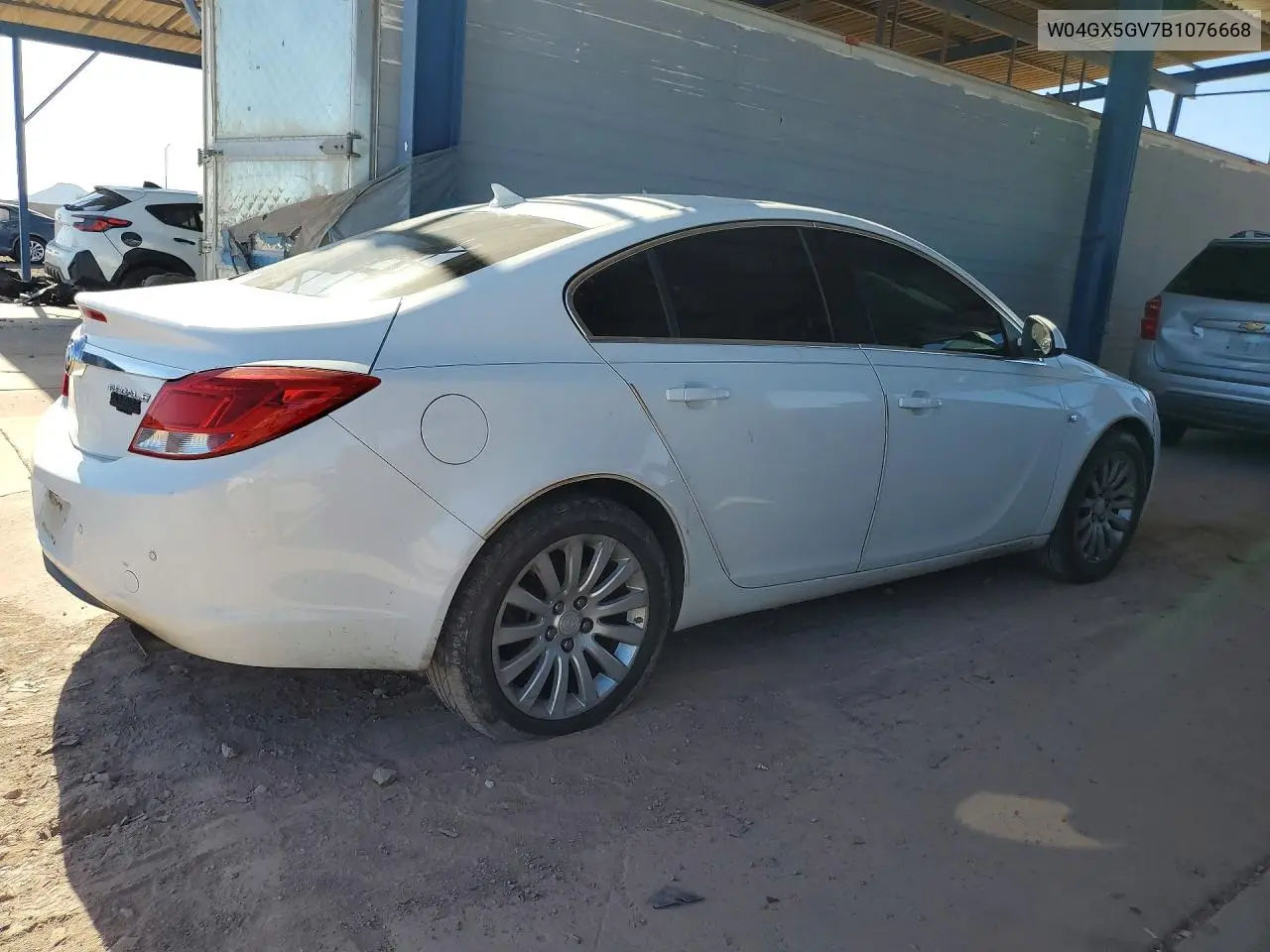 2011 Buick Regal Cxl VIN: W04GX5GV7B1076668 Lot: 57714236