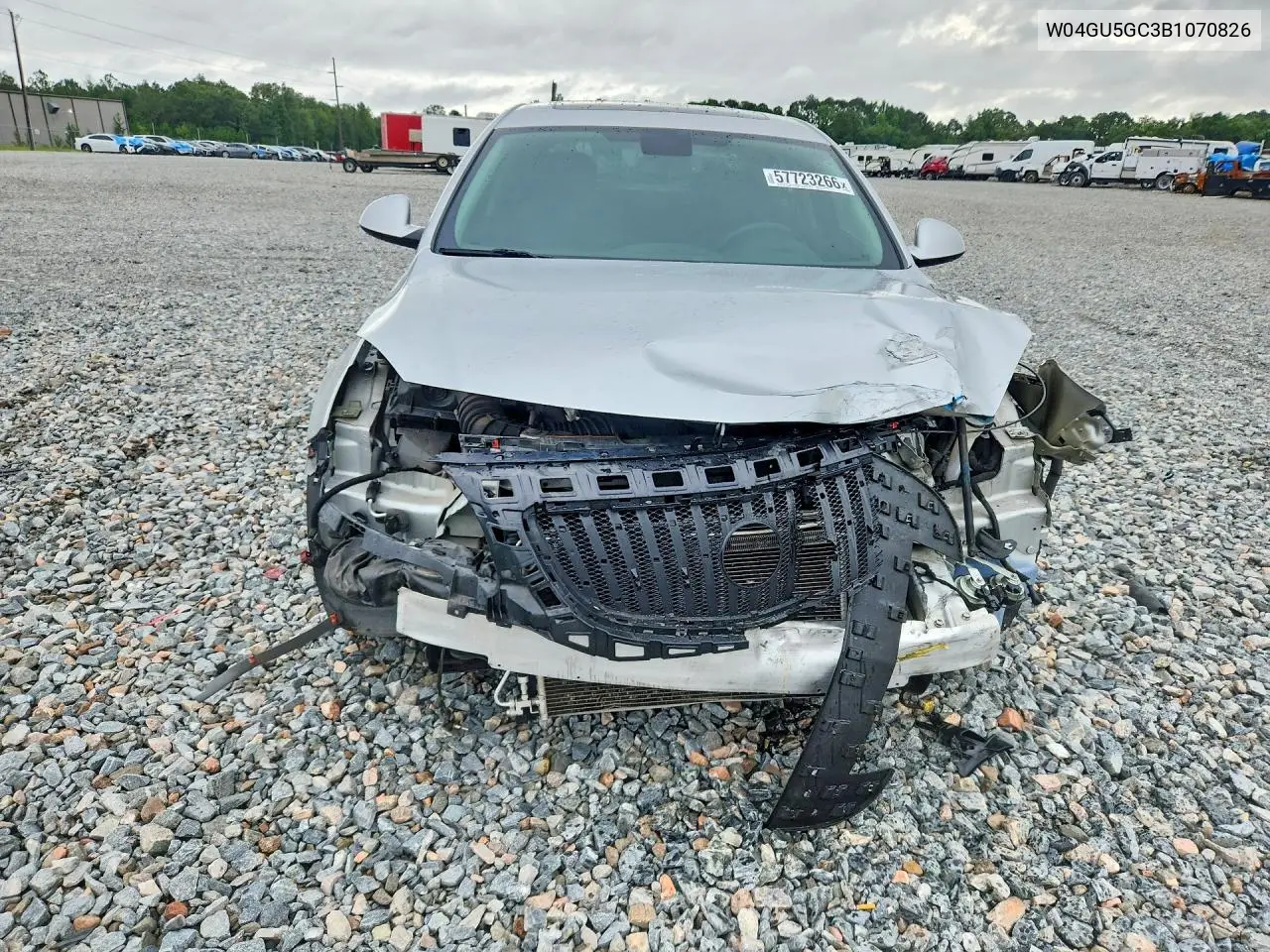 2011 Buick Regal Cxl VIN: W04GU5GC3B1070826 Lot: 57723266
