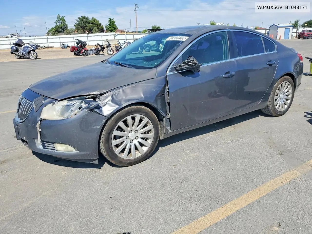 2011 Buick Regal Cxl VIN: W04GX5GV1B1048171 Lot: 58380466