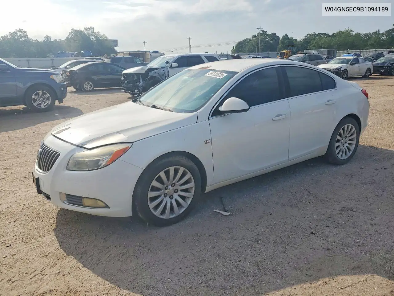 2011 Buick Regal Cxl VIN: W04GN5EC9B1094189 Lot: 59336626