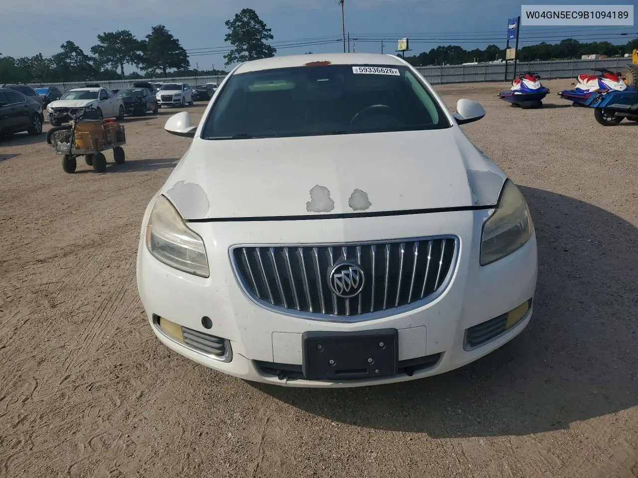 2011 Buick Regal Cxl VIN: W04GN5EC9B1094189 Lot: 59336626