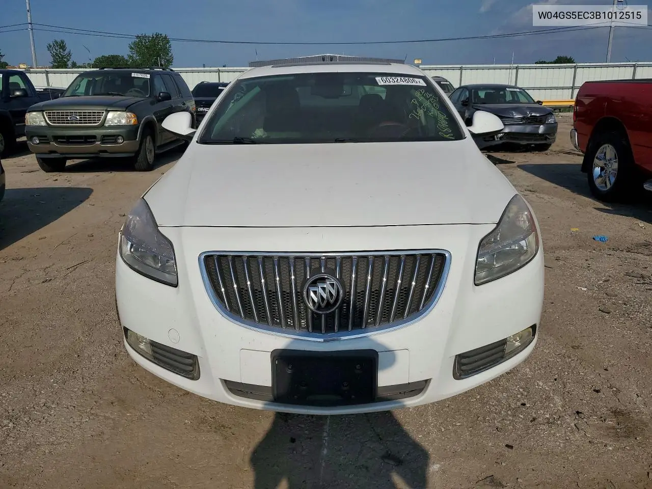 2011 Buick Regal Cxl VIN: W04GS5EC3B1012515 Lot: 60324806