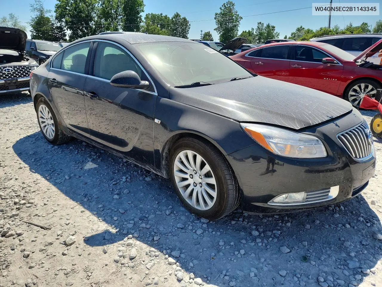 2011 Buick Regal Cxl VIN: W04GN5EC2B1143345 Lot: 60800666