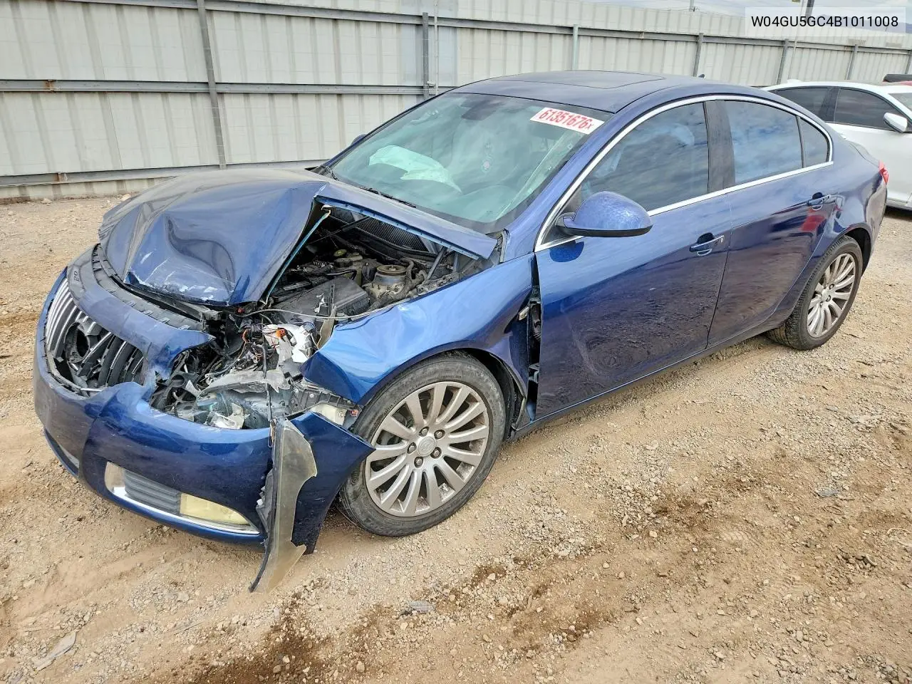 2011 Buick Regal Cxl VIN: W04GU5GC4B1011008 Lot: 61351676