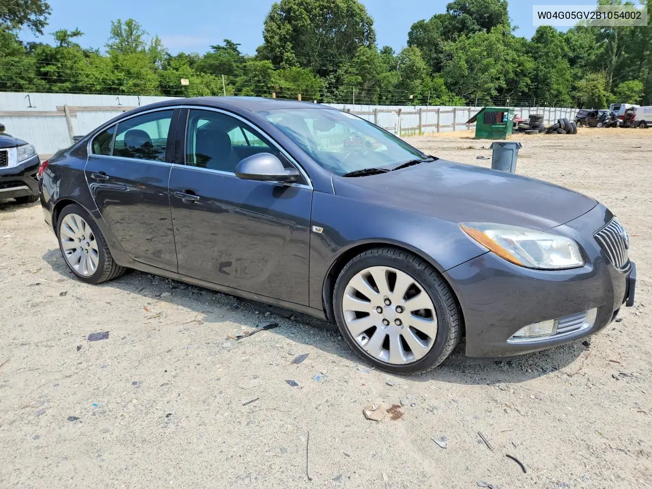 2011 Buick Regal Cxl VIN: W04G05GV2B1054002 Lot: 61525896