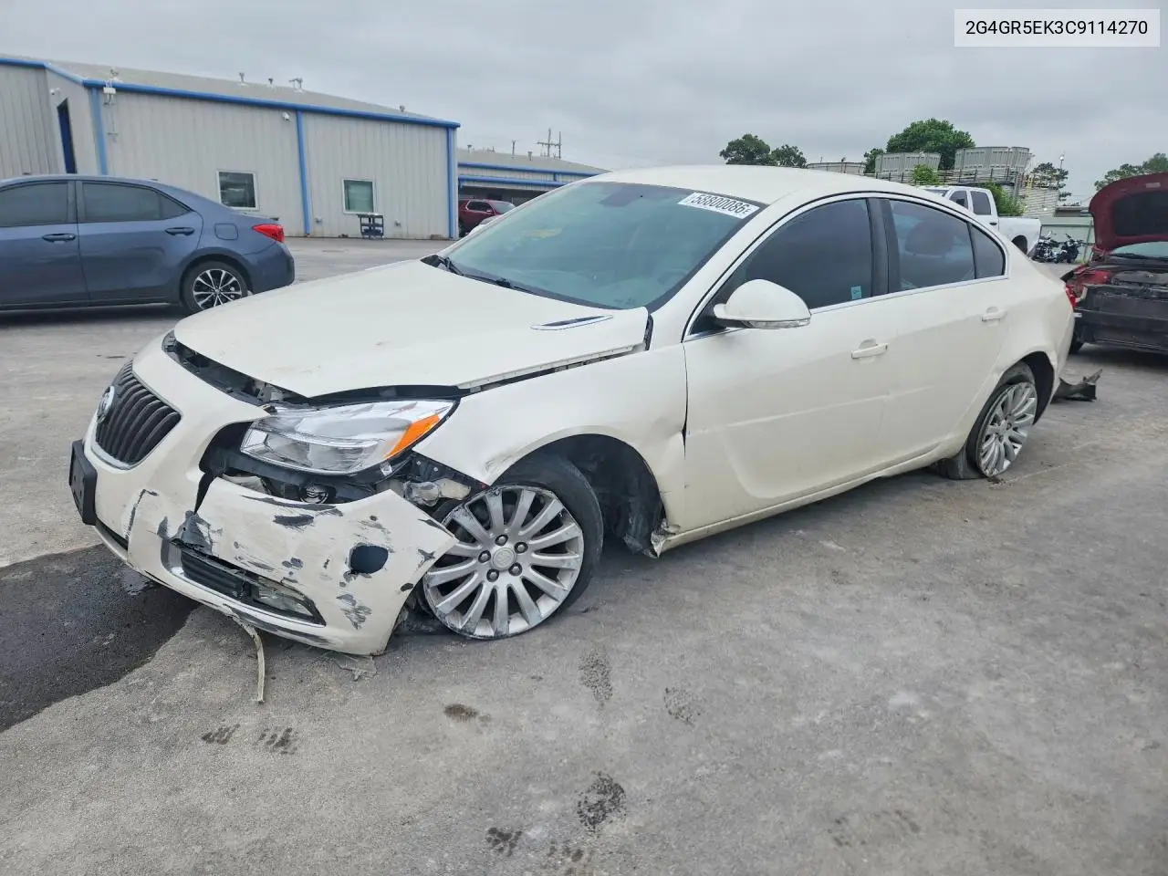 2012 Buick Regal VIN: 2G4GR5EK3C9114270 Lot: 58800086