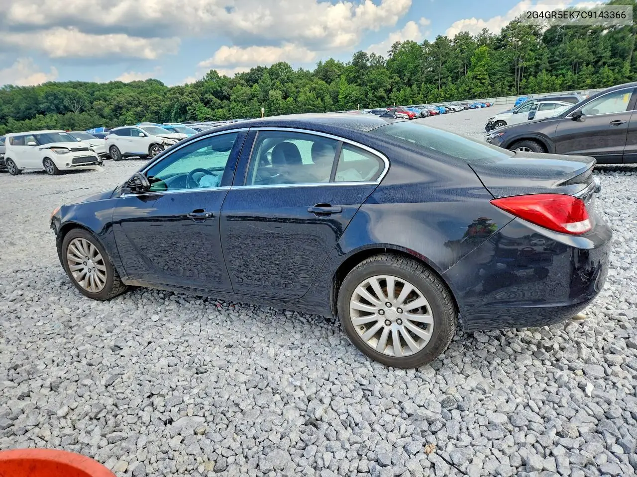 2012 Buick Regal VIN: 2G4GR5EK7C9143366 Lot: 59582506