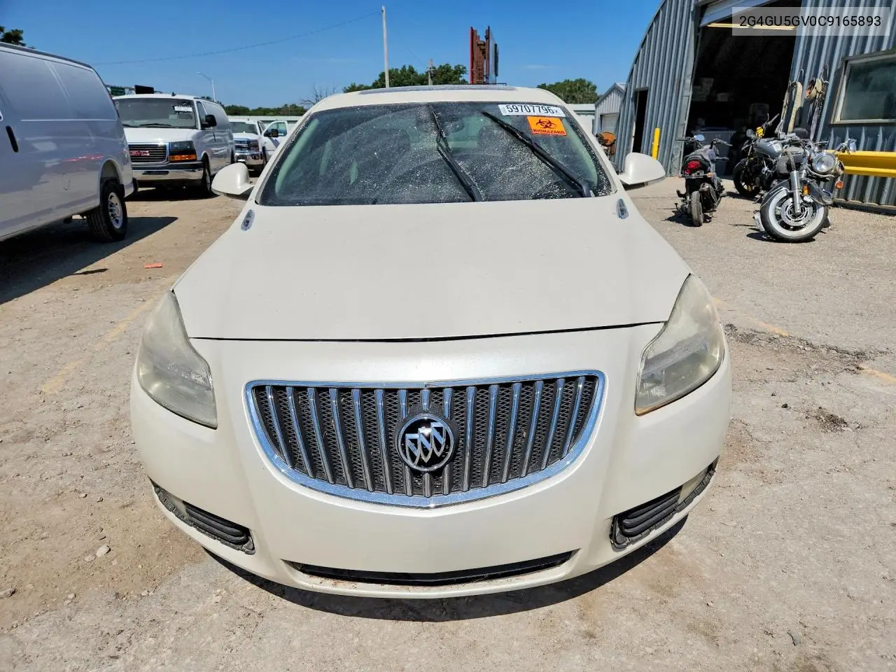 2012 Buick Regal Premium VIN: 2G4GU5GV0C9165893 Lot: 59707796
