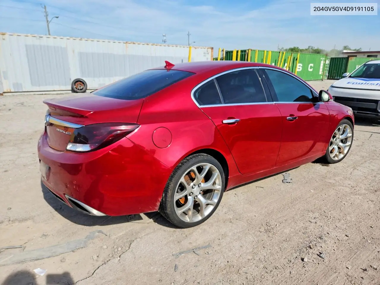2013 Buick Regal Gs VIN: 2G4GV5GV4D9191105 Lot: 56289006