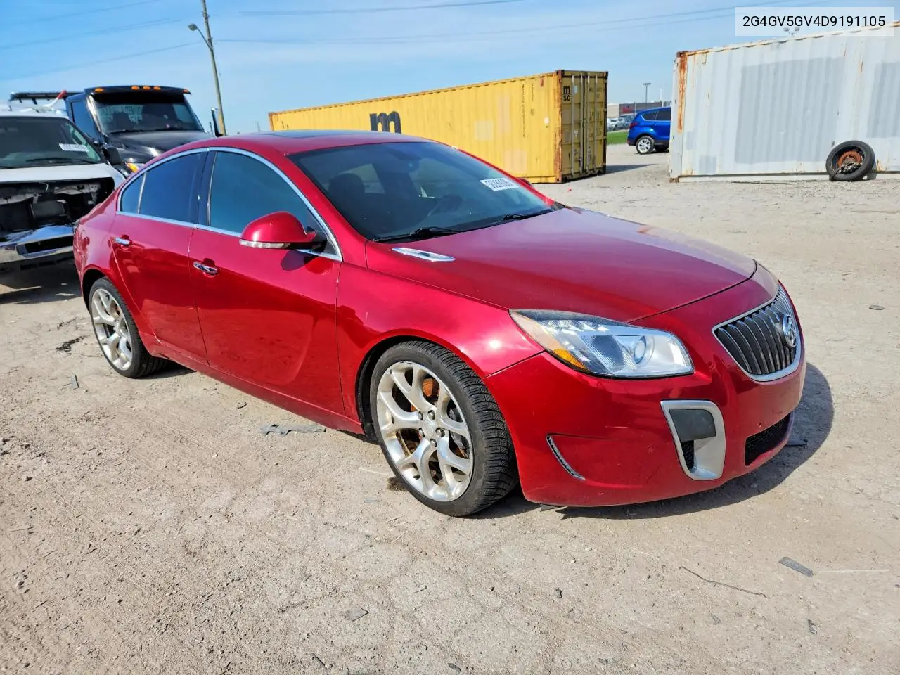 2013 Buick Regal Gs VIN: 2G4GV5GV4D9191105 Lot: 56289006