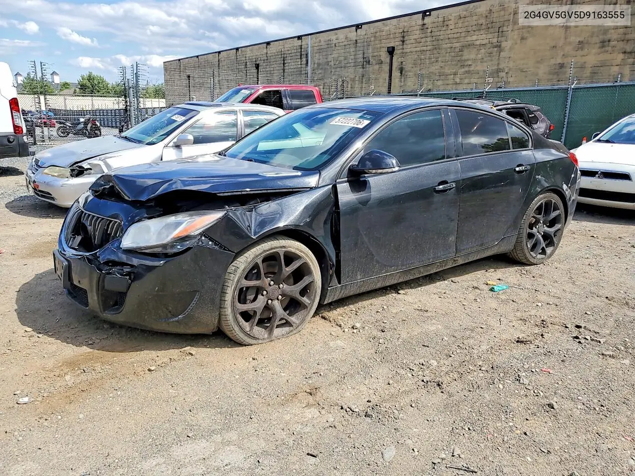 2013 Buick Regal Gs VIN: 2G4GV5GV5D9163555 Lot: 57222706