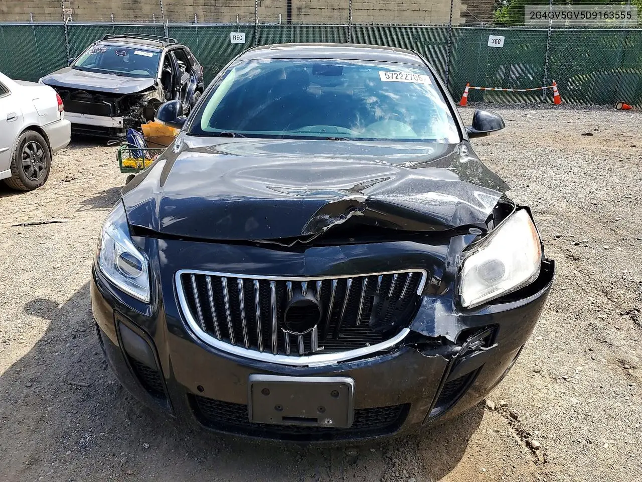 2013 Buick Regal Gs VIN: 2G4GV5GV5D9163555 Lot: 57222706
