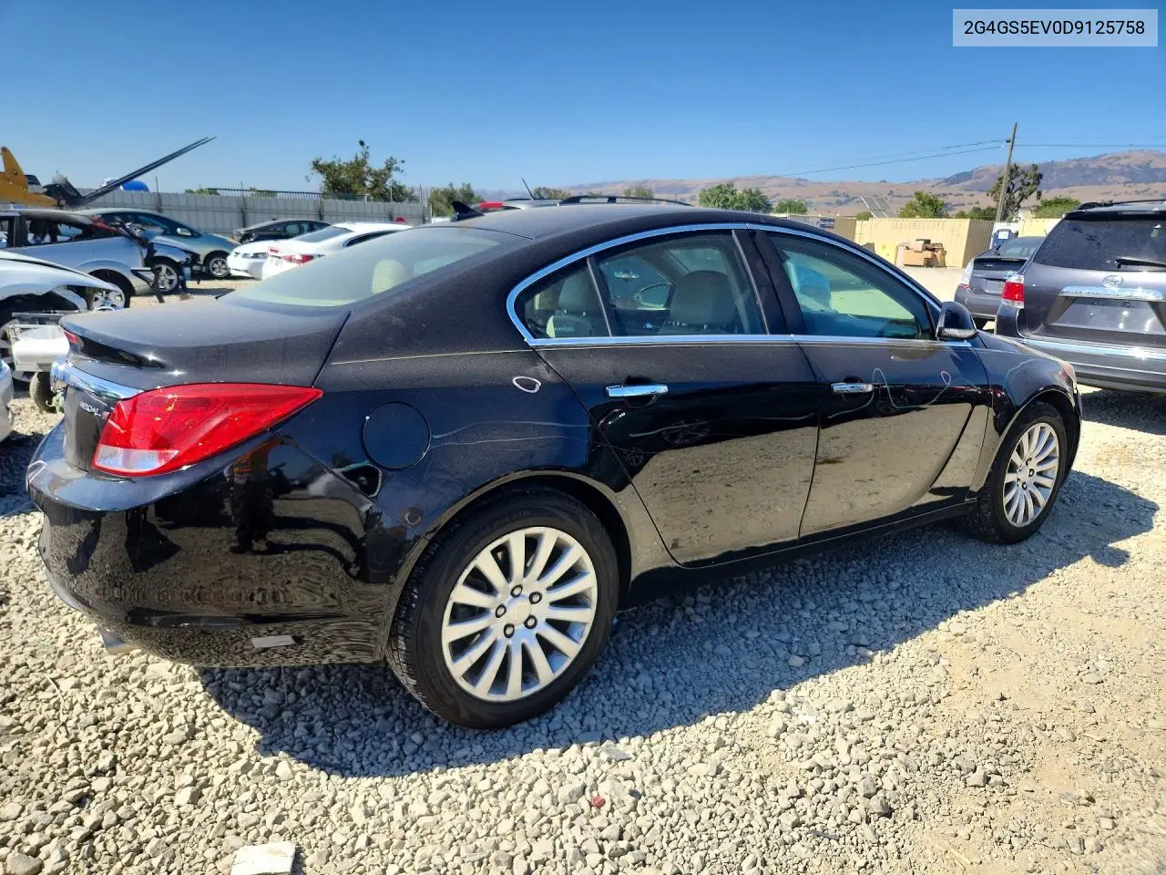 2013 Buick Regal Premium VIN: 2G4GS5EV0D9125758 Lot: 58332126