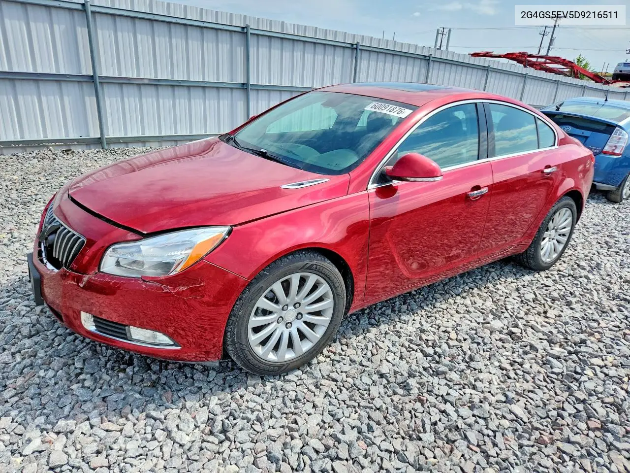 2013 Buick Regal Premium VIN: 2G4GS5EV5D9216511 Lot: 60091876