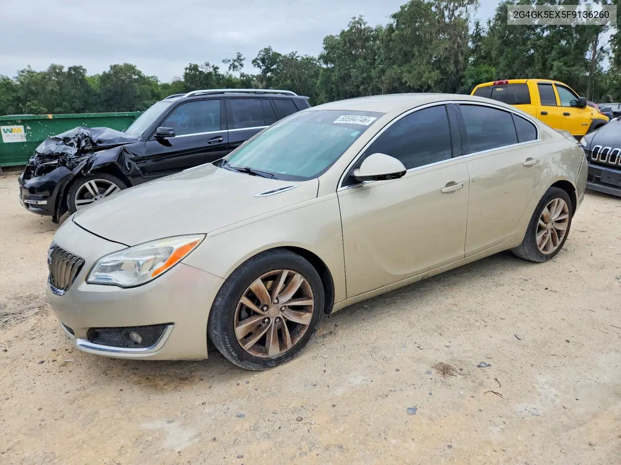2015 Buick Regal VIN: 2G4GK5EX5F9136260 Lot: 60594746