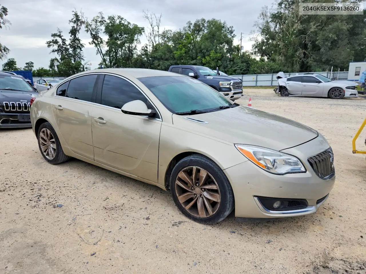 2015 Buick Regal VIN: 2G4GK5EX5F9136260 Lot: 60594746