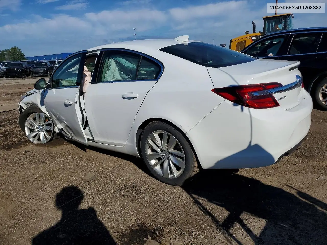 2016 Buick Regal VIN: 2G4GK5EX5G9208382 Lot: 57611896