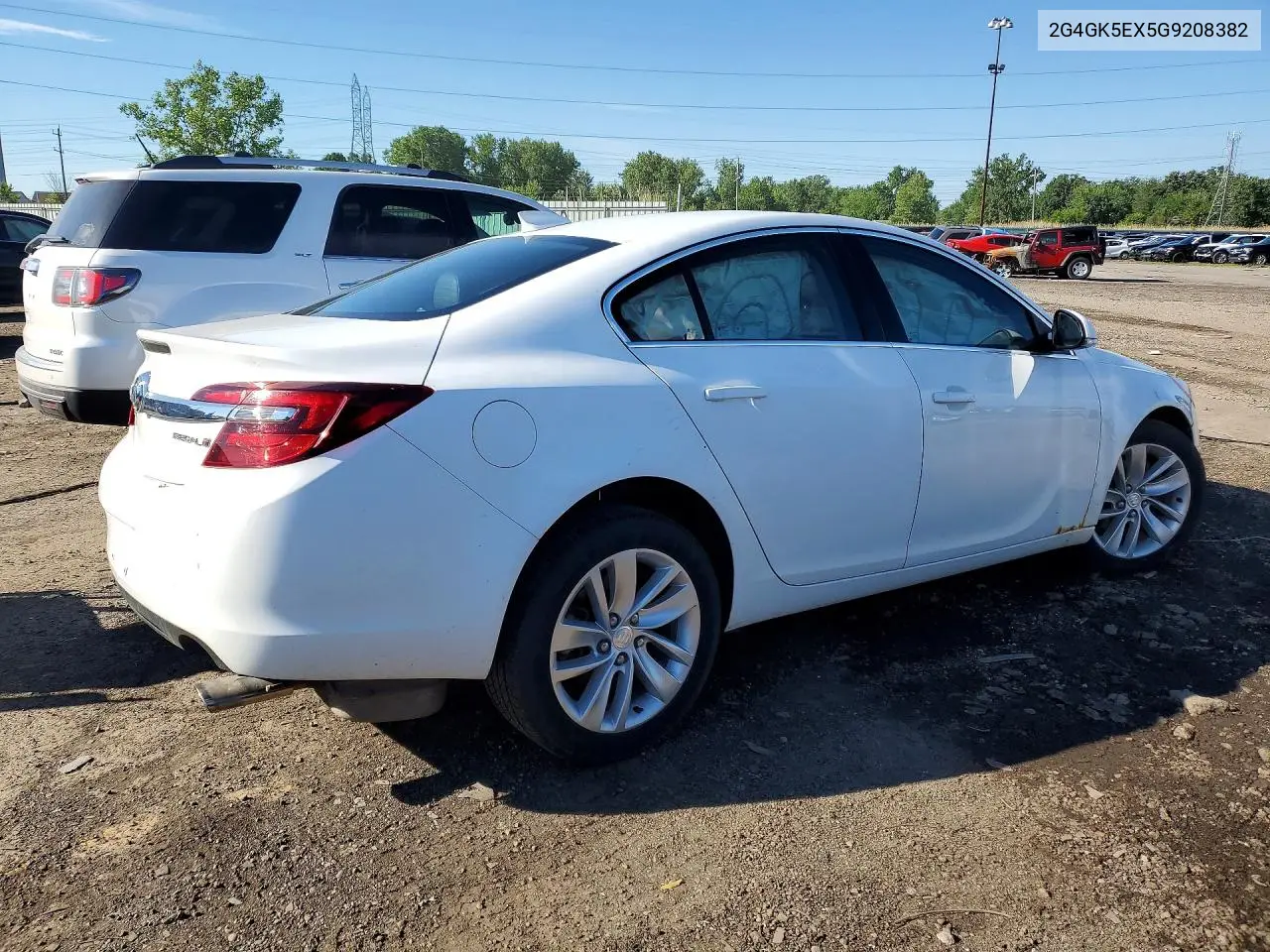 2016 Buick Regal VIN: 2G4GK5EX5G9208382 Lot: 57611896